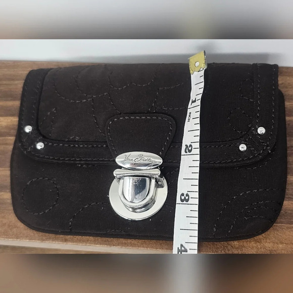 Vera Bradley Espresso Brown Flap ID Holder Wallet Keychain NWOT - Picture 13 of 13